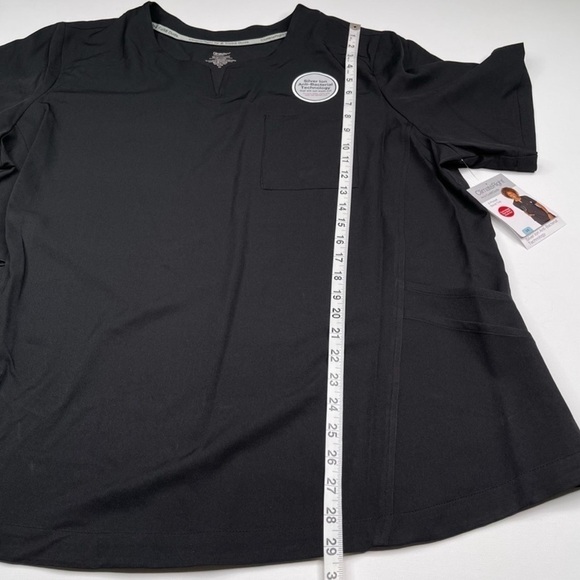 Scrub Top Climate Right Cuddl Duds Scrubs Medical Hospital Nurse Doctor 3X New - Picture 11 of 13